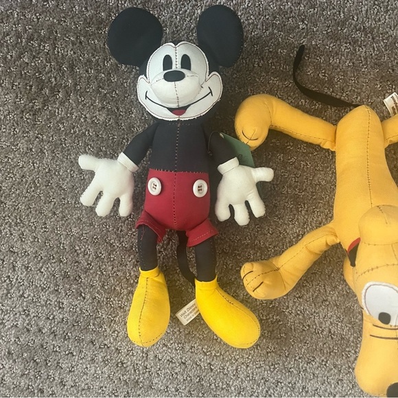 TOKYO DISNEYLAND VINTAGE SET OF PLUSH MICKEY MOUSE MINNIE DONALD DUCK GOOFY PLUT - Picture 4 of 14